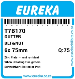 T7B170 - Gutter Bolt -T7B170_Label_T